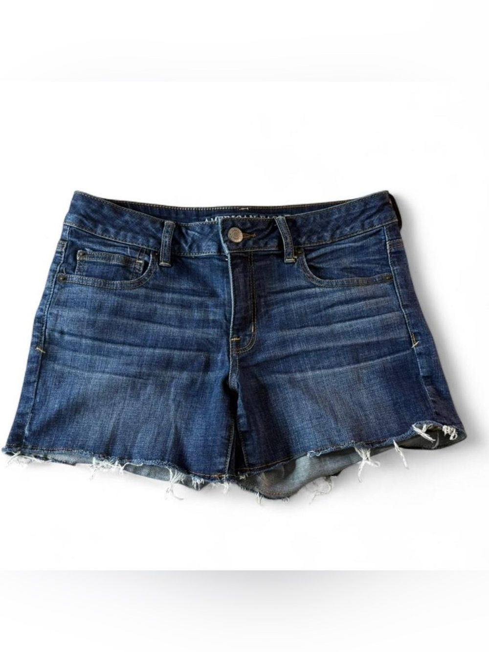 American Eagle Dark Wash Denim Shorties Size 10